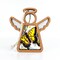 3.5" (H) Swallowtail Butterfly Ornament - Handcrafted in Texas - Mother's Angels® Christmas Angel Wings Figurine